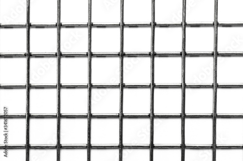 Wallpaper Mural Insulated metal mesh with a square section on a white background Torontodigital.ca