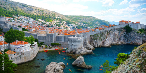 Dubrovnik- view from fort Lovrijenac in Croatia