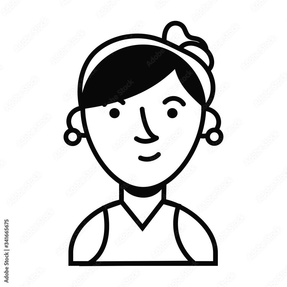 woman female avatar character icon woman female avatar character icon