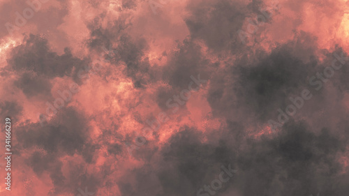 abstract colorful background texture nature weather sky clouds fire red gold beautiful
