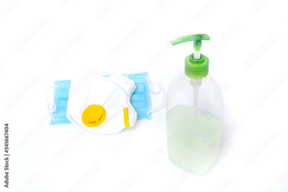 Protective respirator, mask n95 and disinfector, sanitizer Protective respirator, mask n95 and disinfector, sanitizer