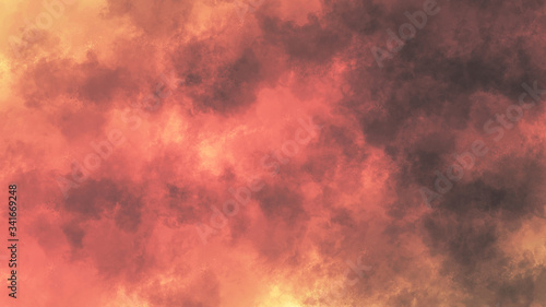abstract colorful background texture nature weather sky clouds fire red gold beautiful