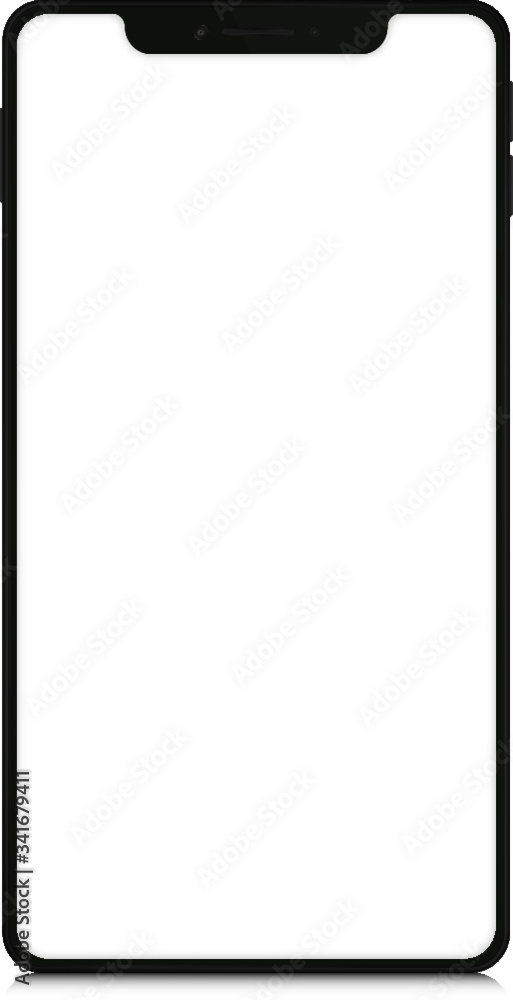 Mobile phone, blank screen Mobile phone, blank screen