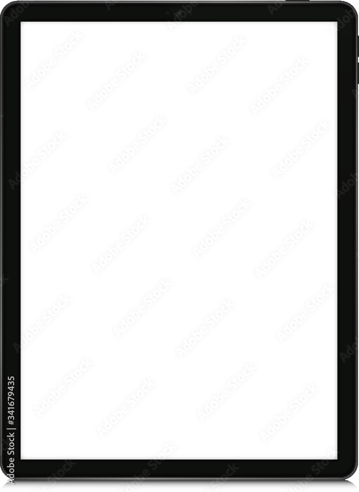 Tablet computer, blank screen Tablet computer, blank screen
