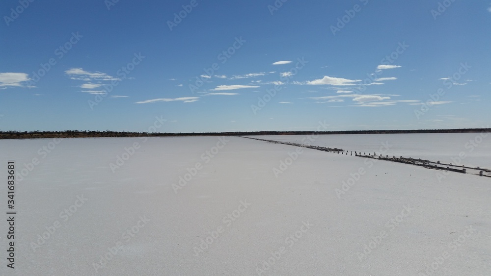 オーストラリアの塩湖
