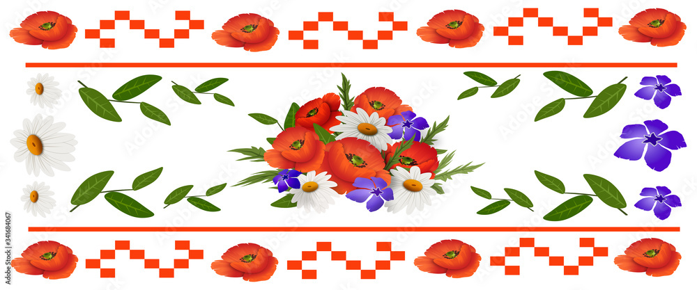 Obraz premium Wild flowering plants - popular objects for designers, fashion designers, photographers and artists
