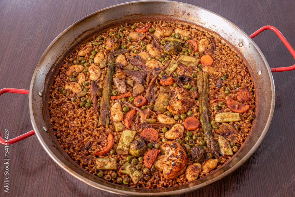 Spanish paella Spanish paella