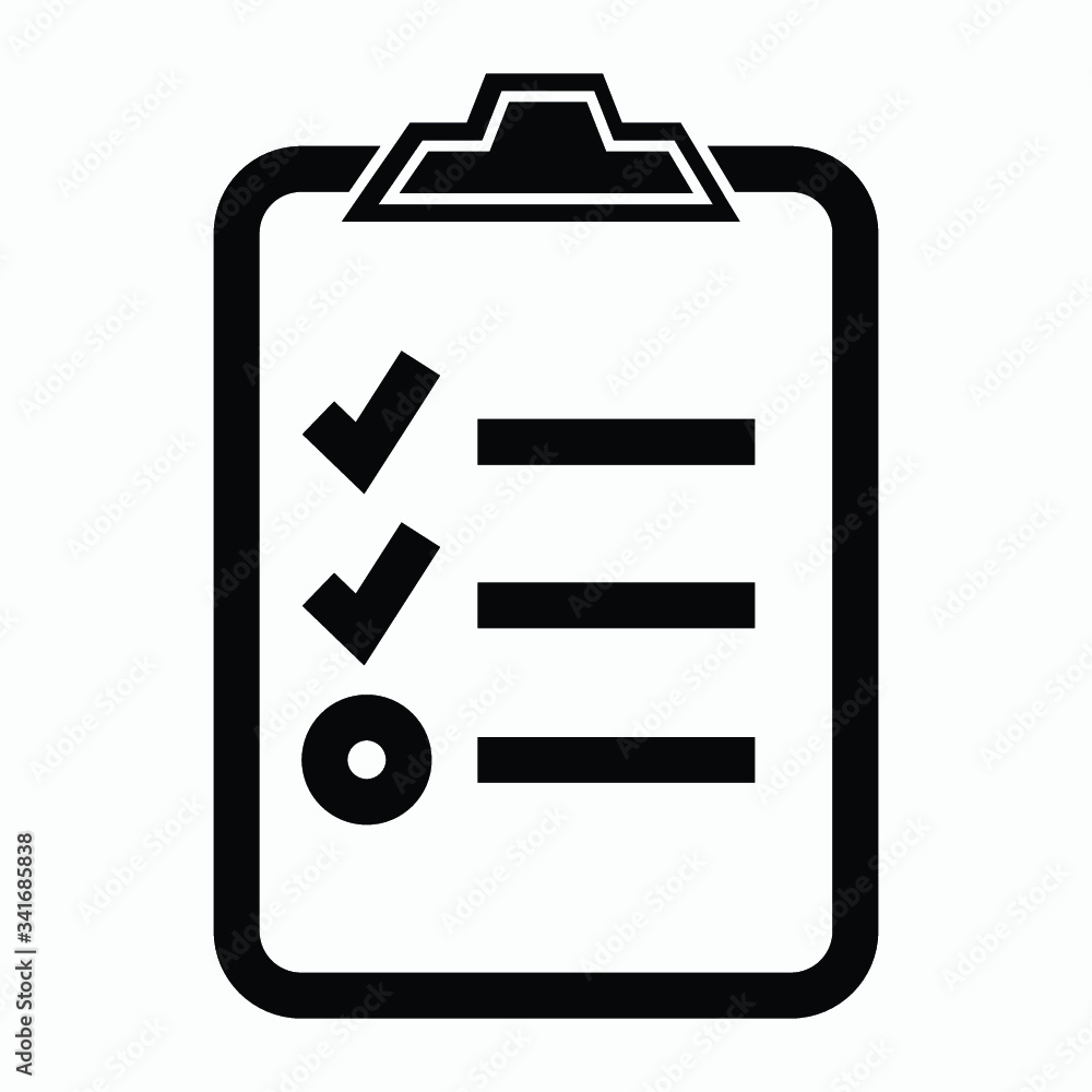 Checklist icon. One of set web icons. Icon clipboard checklist or document with checkmark with text in flat style..
D Checklist icon. One of set web icons. Icon clipboard checklist or document with checkmark with text in flat style..
D
