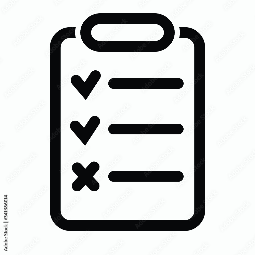 Checklist icon. One of set web icons. Icon clipboard checklist or document with checkmark with text in flat style..
D Checklist icon. One of set web icons. Icon clipboard checklist or document with checkmark with text in flat style..
D