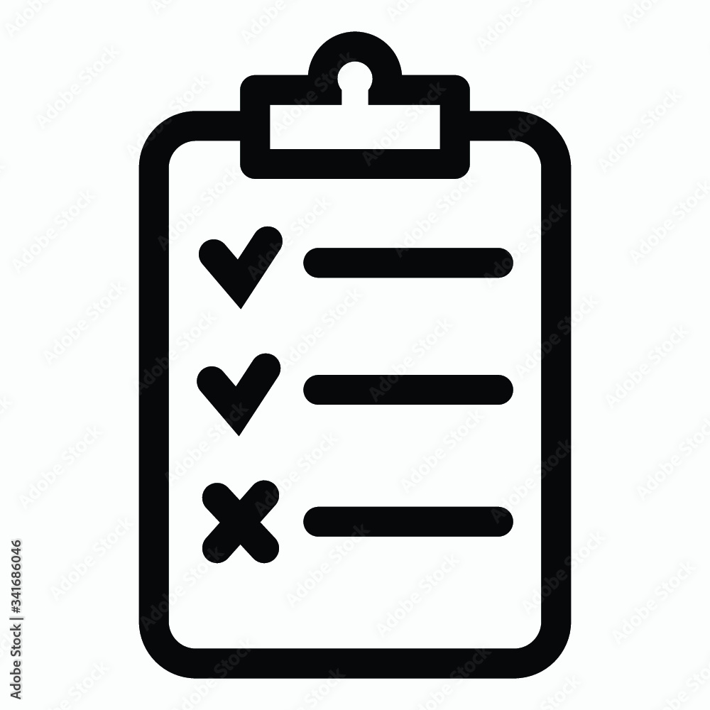 Checklist icon. One of set web icons. Icon clipboard checklist or document with checkmark with text in flat style..
D Checklist icon. One of set web icons. Icon clipboard checklist or document with checkmark with text in flat style..
D