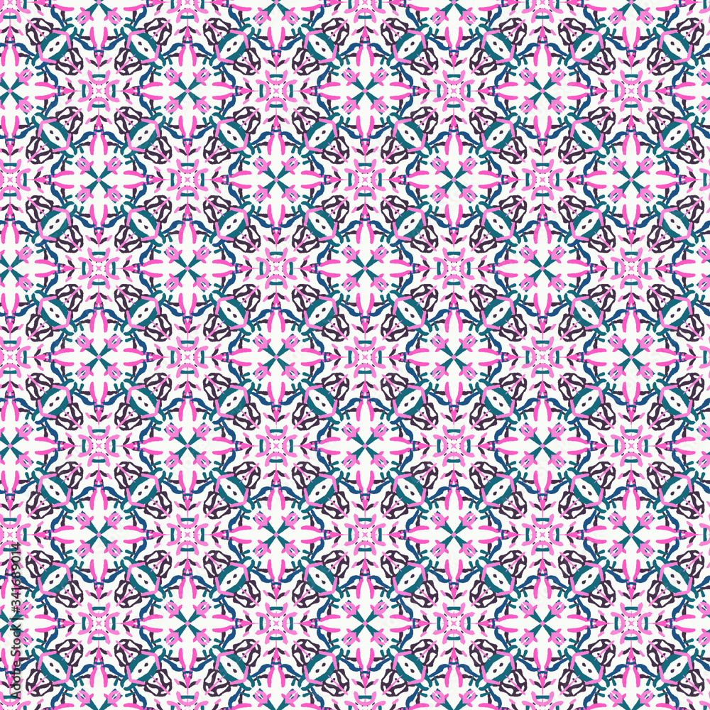 seamless pattern with geometric elements