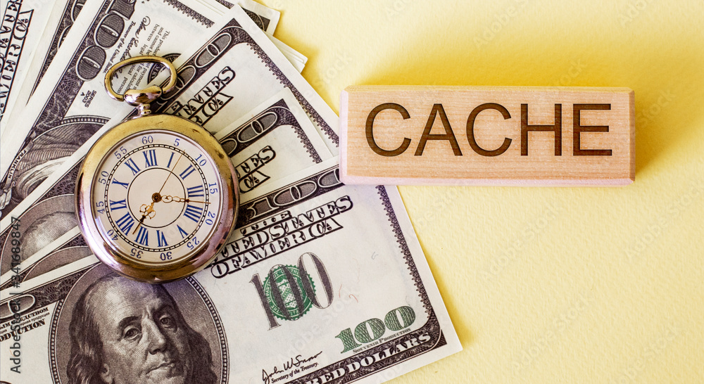 cache and dollars on the table near the clock cache and dollars on the table near the clock