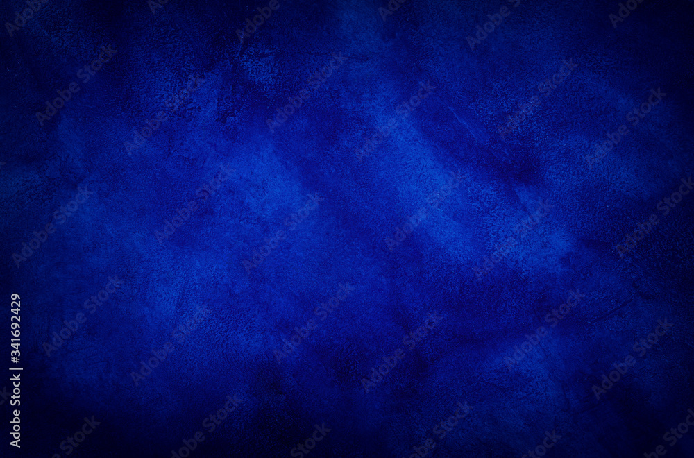 Dark blue marble or cracked concrete background (as an abstract mystical background or marble or concrete texture)