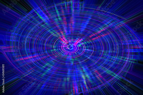 An abstract psychedelic spiral background image.