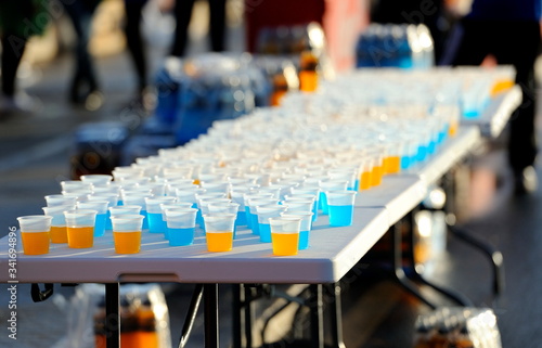 marathon supply table