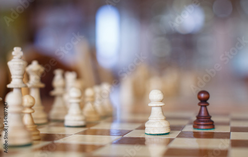 Wallpaper Mural chess game, retro, battle strategy Torontodigital.ca