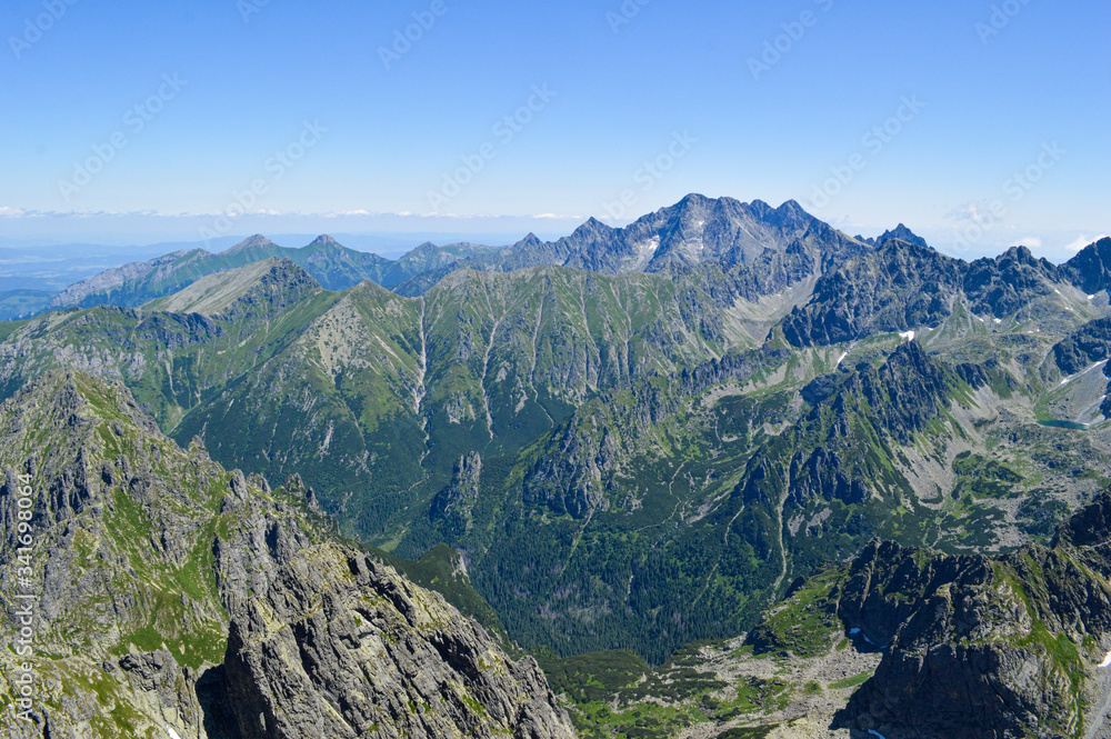 landscape with mountain, Tatra National Park, Poland