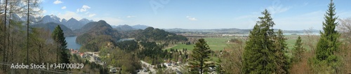 Panorama oberhalb von Hohenschwangau