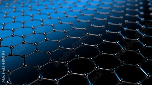graphene structure background