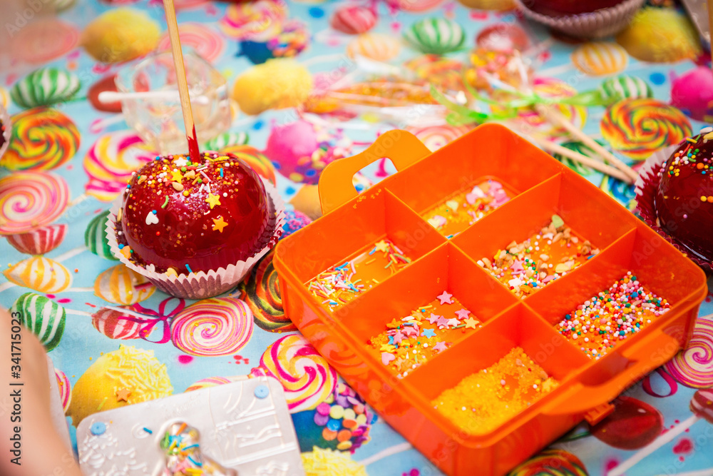 Fototapeta premium hand made candy and sweets