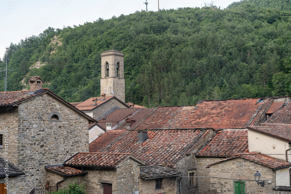 Historic town of Bagno di Romagna, Italy