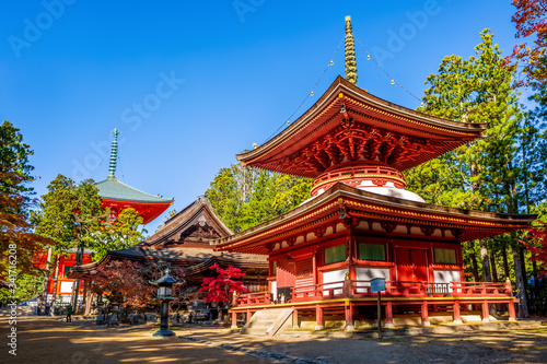 Japan. Dai Garan Buddhist temple in Koyasan
