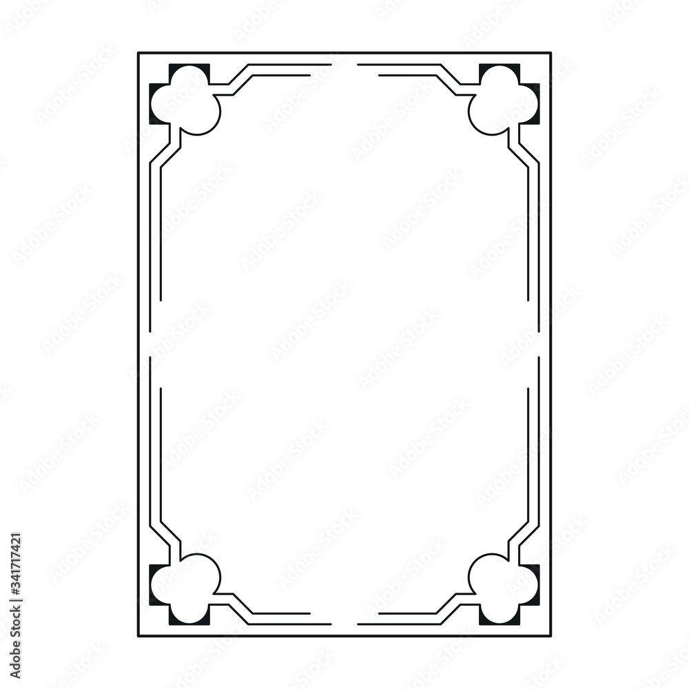 image, decorative ornamental frame, original design
