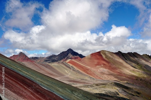 Beautiful colorful valley in Peru © Stefanie