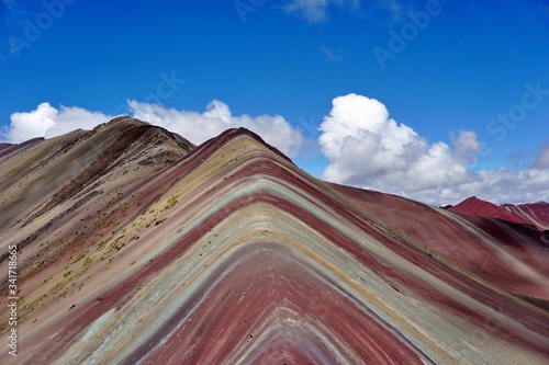 The incredible colorful rainbow mountains in Peru