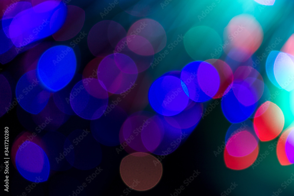 background of abstract multicolored neon lights