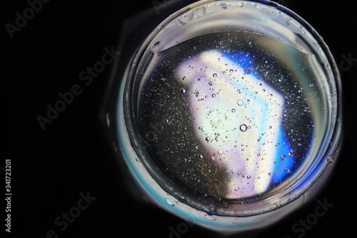 Canvas Print Chennai / India: Oil drops,Abstract photos.