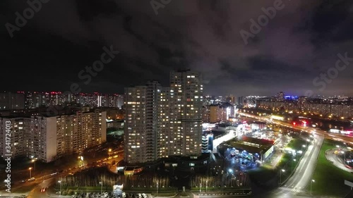 Wallpaper Mural Night city 4k timelapse Torontodigital.ca