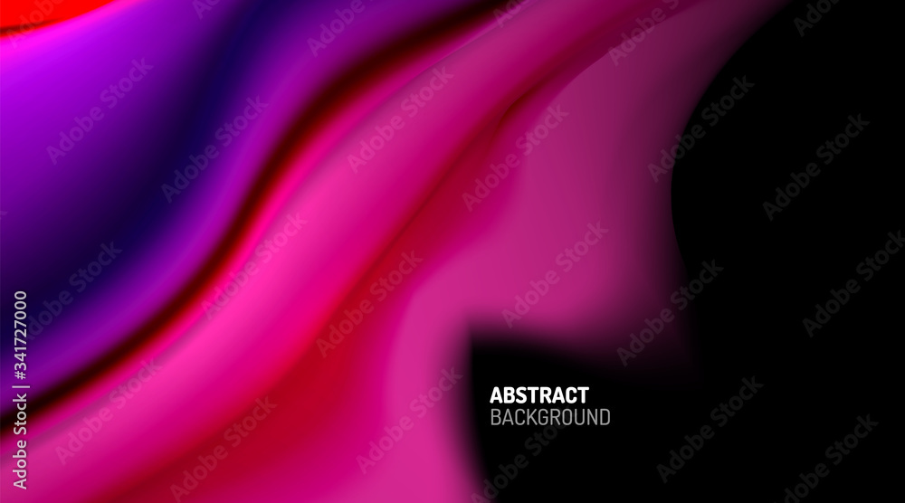 Liquid colors fluid gradients on black background Liquid colors fluid gradients on black background
