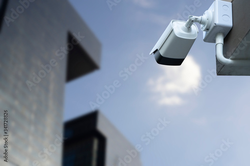 CCTV Camera system operating near high building