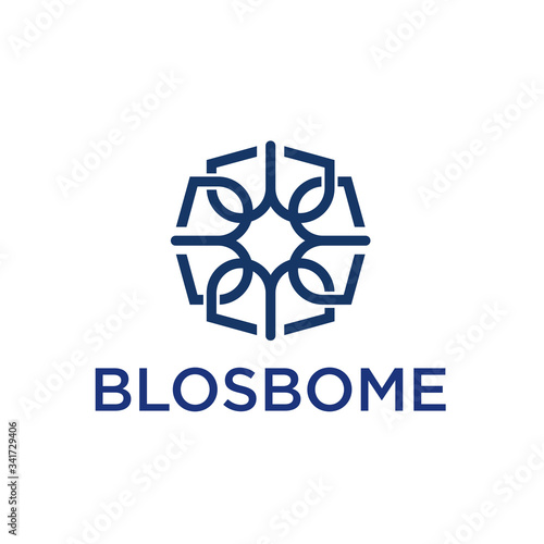 letter B Creative elegant trendy unique artistic  BB initial based Alphabet icon logo.