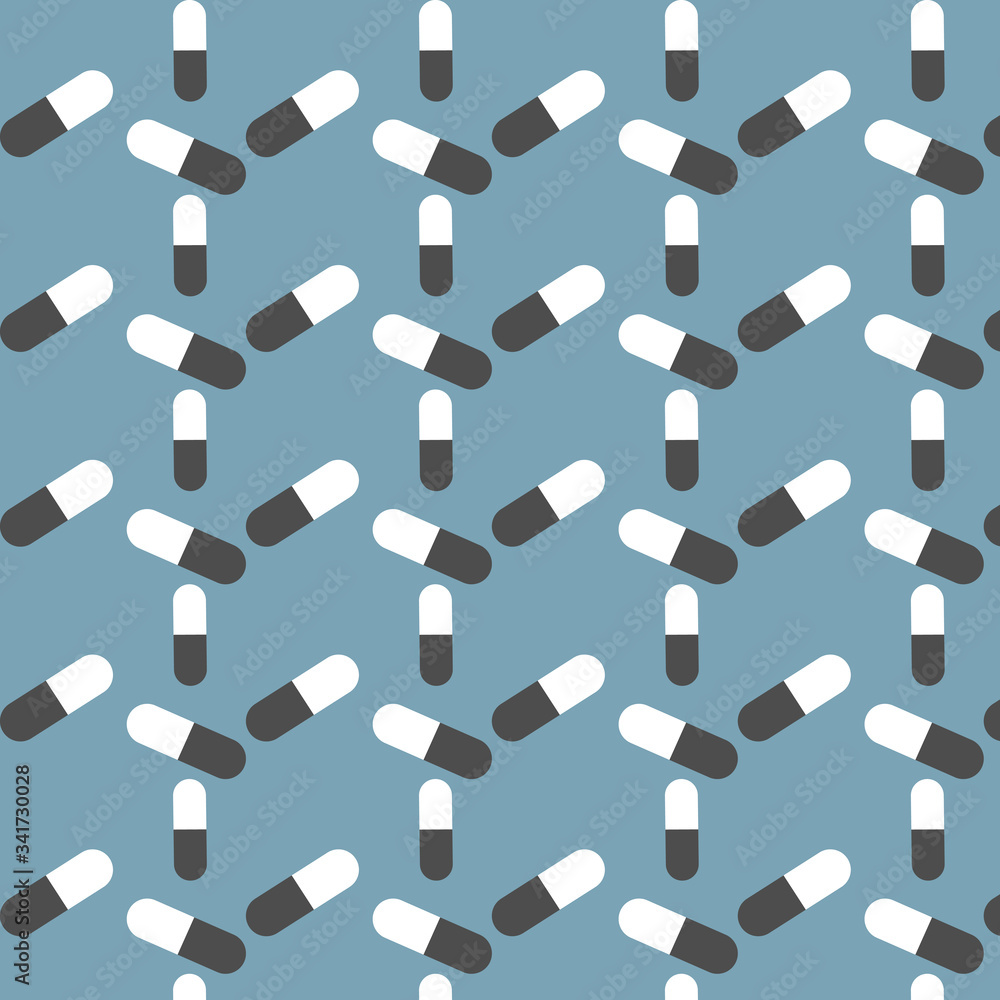 Drug pattern on white background Drug pattern on white background