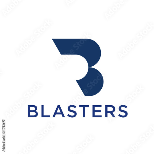 letter B Creative elegant trendy unique artistic  BB initial based Alphabet icon logo.