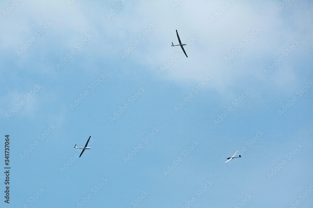 Obraz premium Planeurs en vol