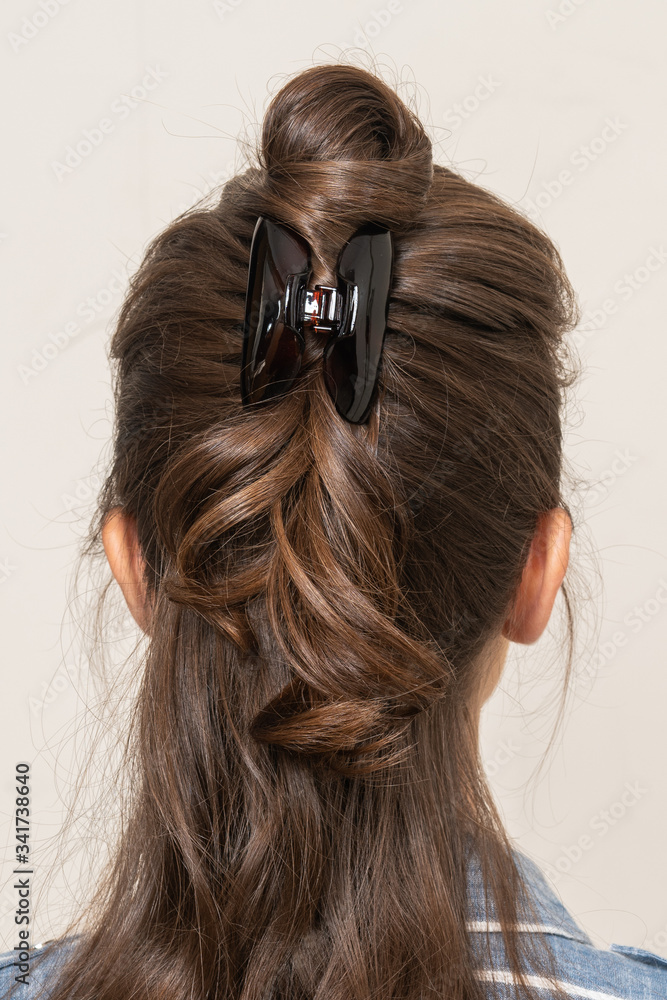 Fototapeta premium Model With Hair Clips