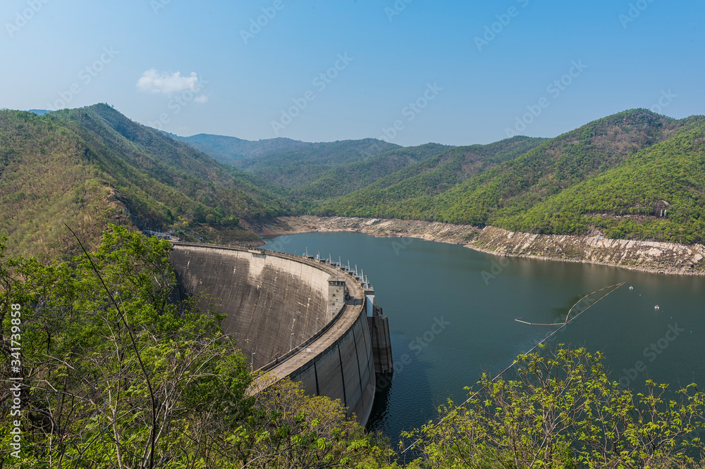 bhumiphol dam, Tak, thailand