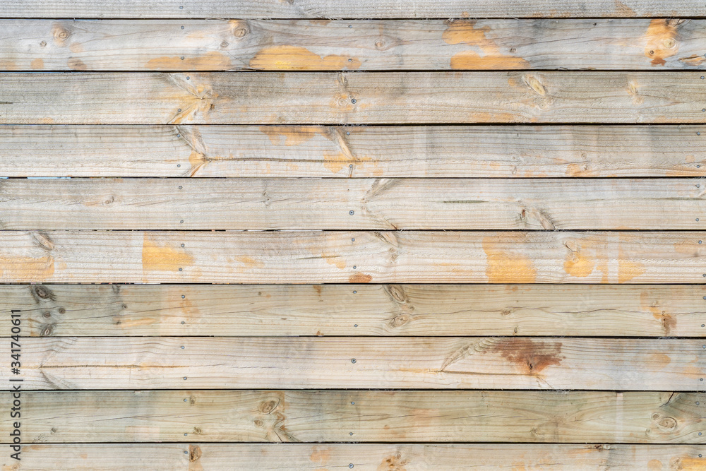 Naklejka premium wooden planks wall