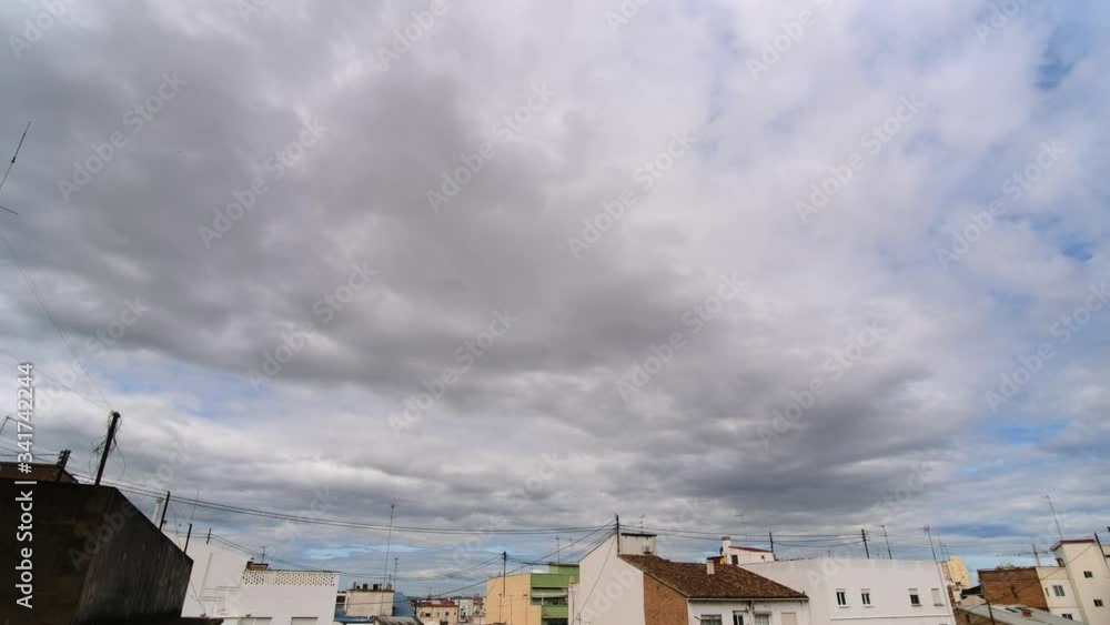 4k timelapse stormy clouds over the city 4k timelapse stormy clouds over the city