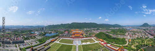 forbidden city in hengdian china photo