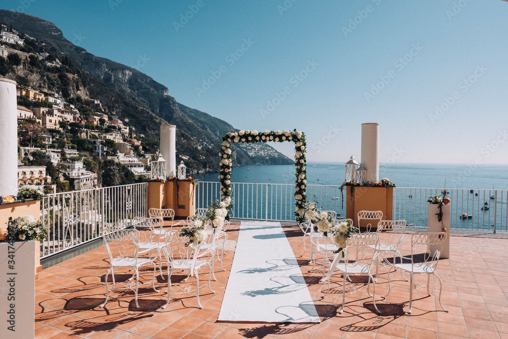 Allestimento Matrimonio Positano Amalfi Coast Sorrento Fiori Sposa