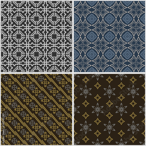 Wallpaper backgrounds texture, geometric pattern, vector image