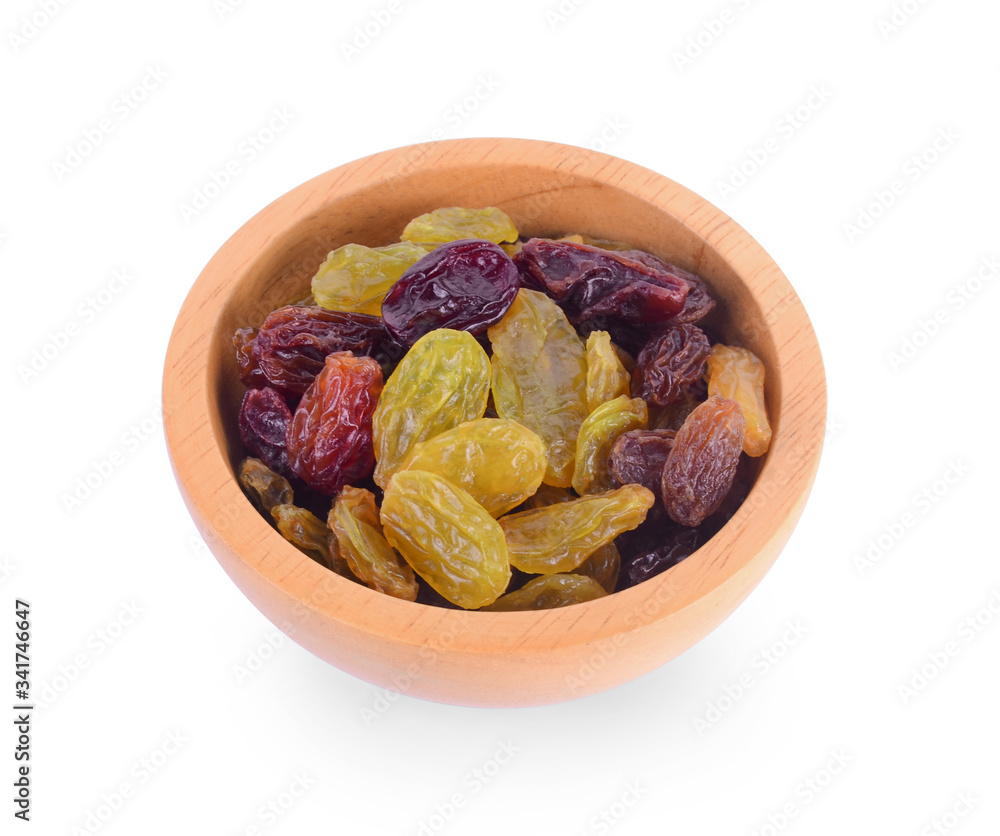 Raisins isolated on white background. Raisins isolated on white background.