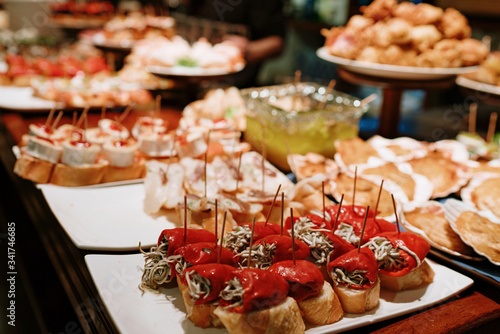 Pinchos and tapas in Spain