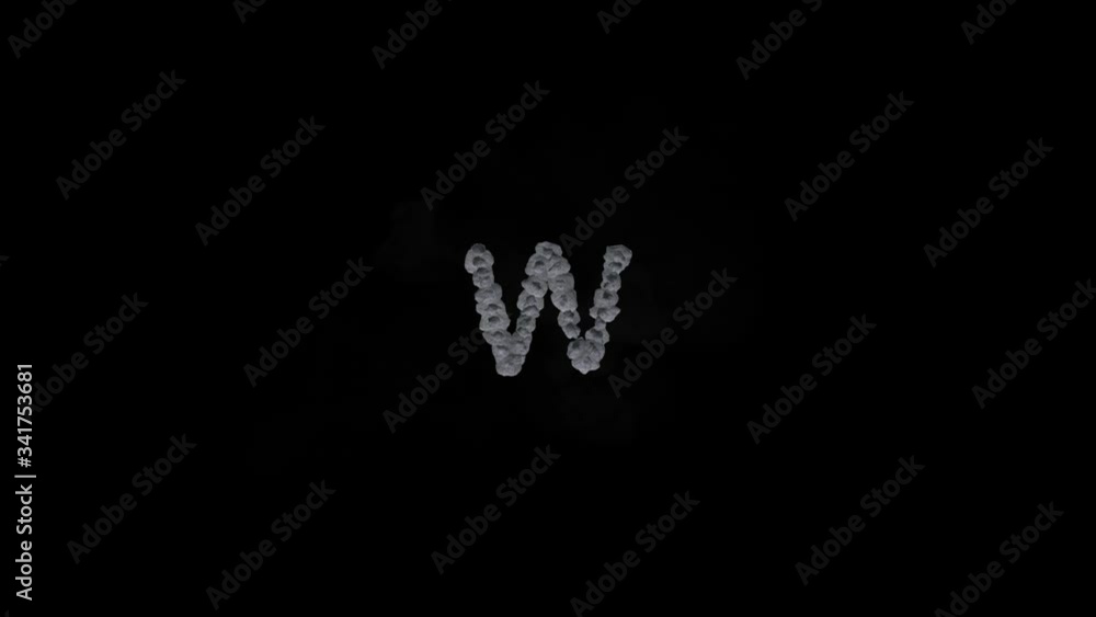 Bullet hits in a concrete wall, spelling out the letters of the alphabet and numbers. 3d render with alpha channel. Words and sentences can be composed, through positioning and time offset.