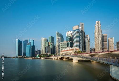 Landscape of Singapore city in day morning time © tuastockphoto
