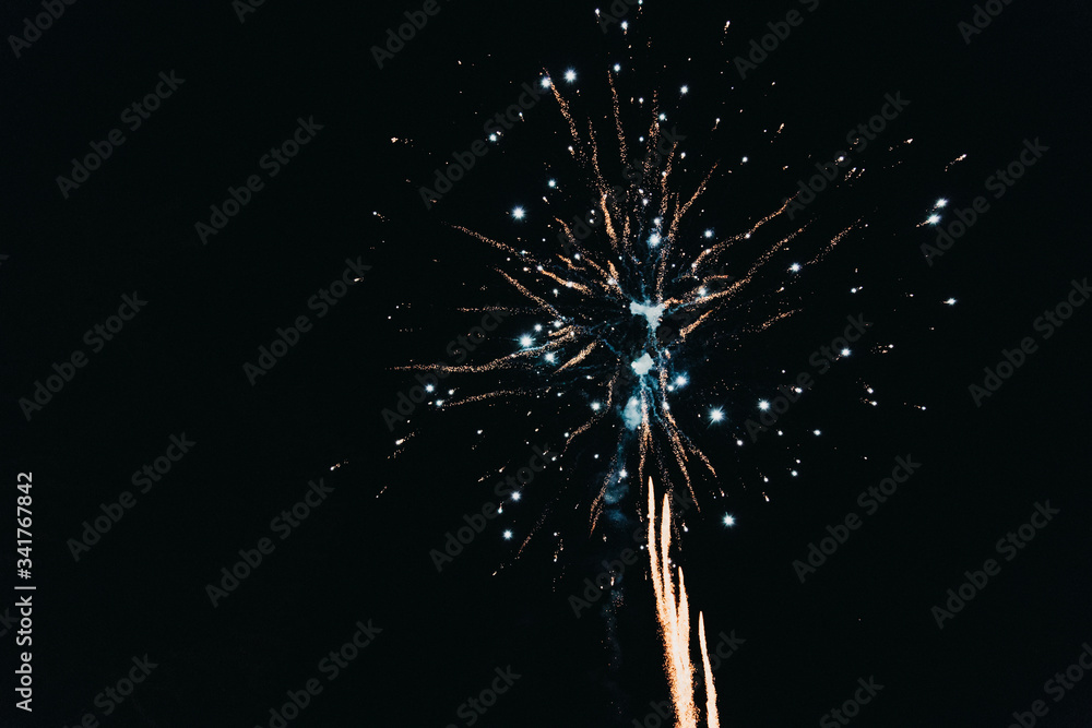 Fototapeta premium fireworks in the night sky